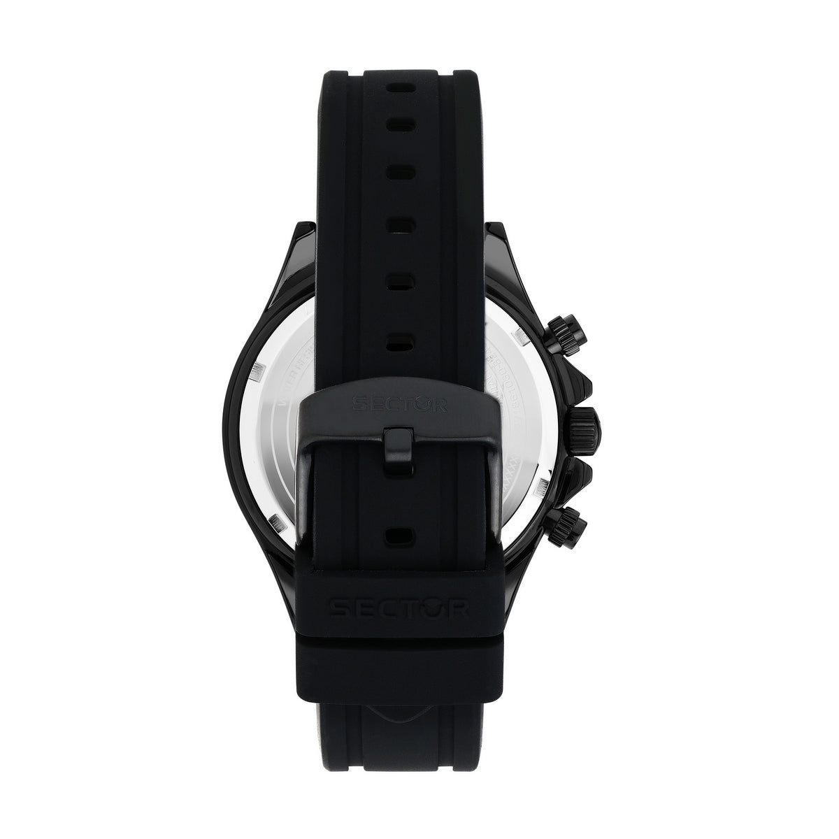 sector 230 43mm chr black dial black st