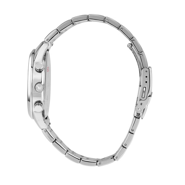 sector no limits 660 42mm chrono black dial gold plated bracelet stainless steel watch