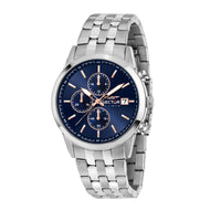 sector no limits 660 42mm chrono blue dial stainless steel watch