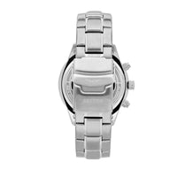 sector chronograph stainless steel white dial bracelet watch