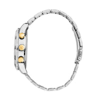 sector no limits 270 45mm chrono black dial stainless steel and gold plated bracelet watch