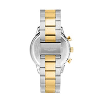 sector no limits 270 45mm chrono black dial stainless steel and gold plated bracelet watch