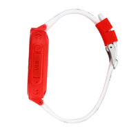 kikou kids game watch smart red/white silicon strap