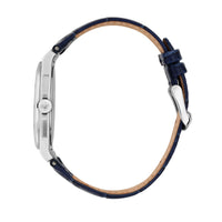 maserati velocita slim 40mm 3h blue dial blue strap