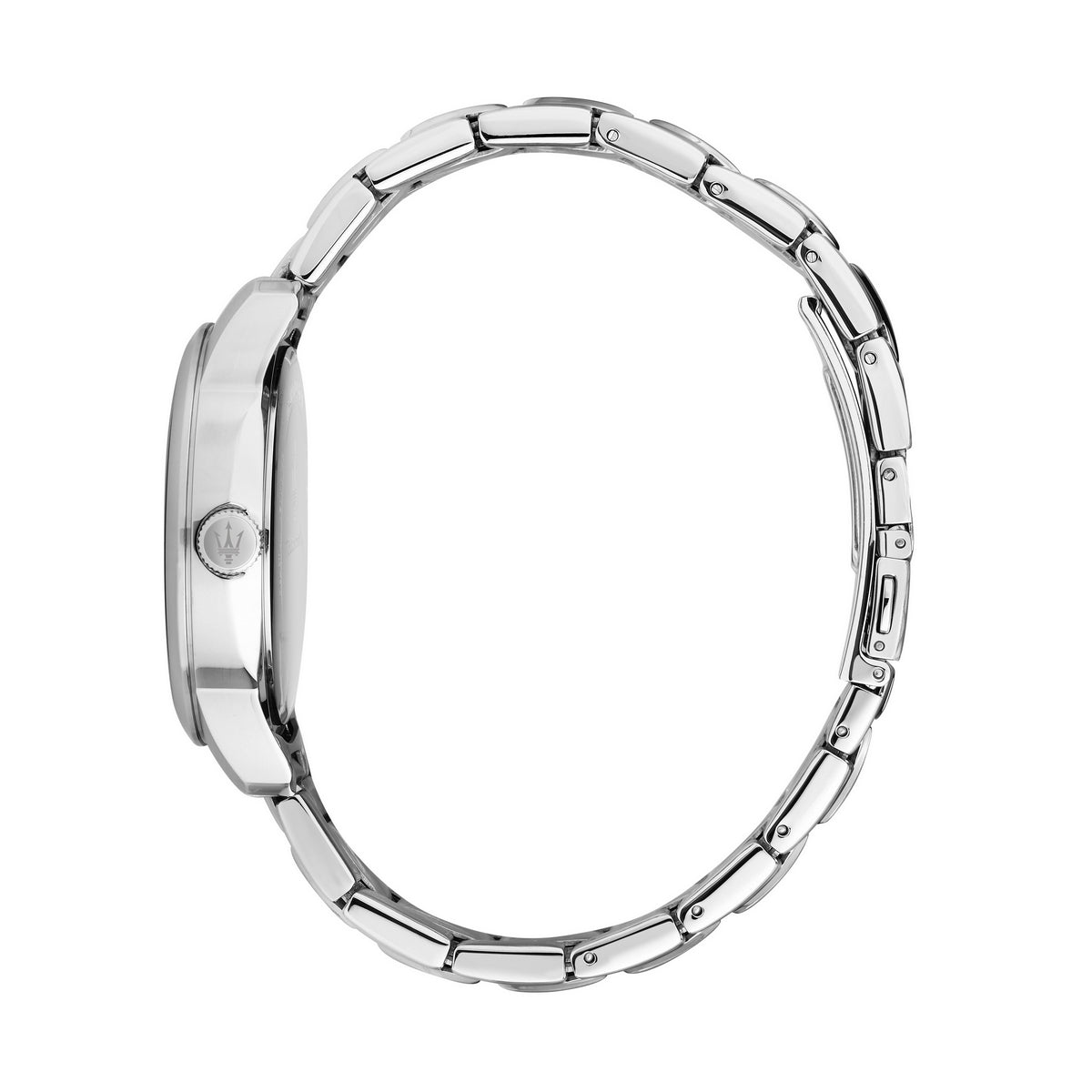 maserati succeso 42mm 3h gray dial stainless steel bracelet