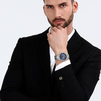 maserati attrazione 43 multi. blue dial br ss