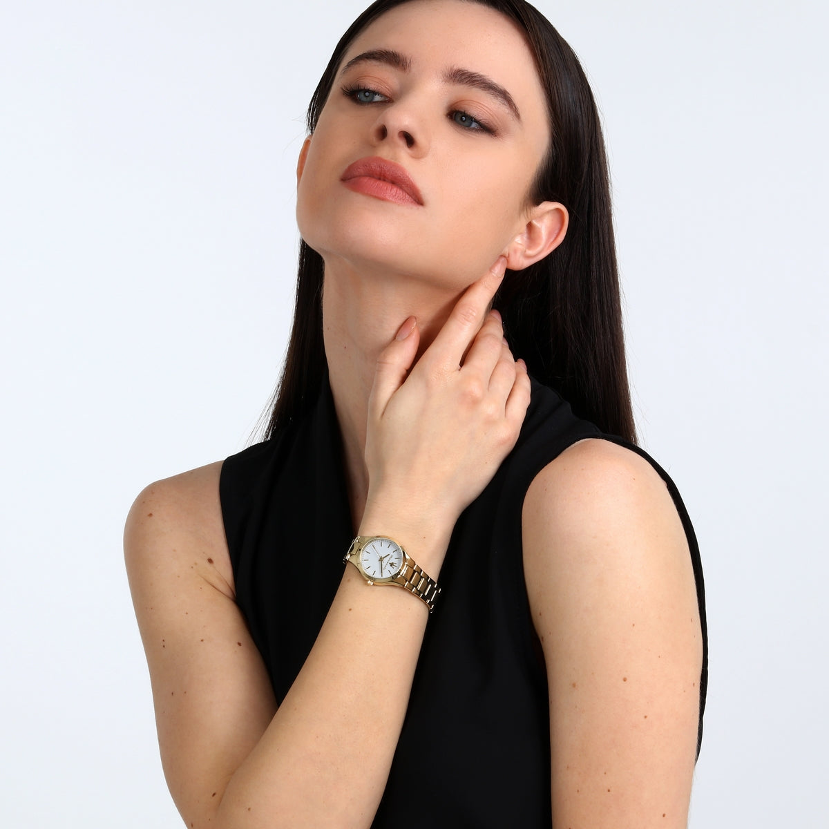 maserati attrazione 30mm 3h white dial br yg