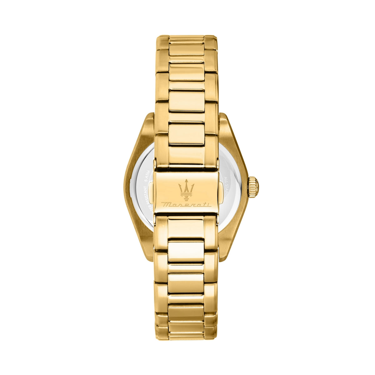 maserati velocita 35mm 3h white dial yg bracelet