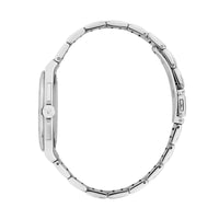 maserati velocit� slim 40mm 3h black+blue dial stainless steel bracelet