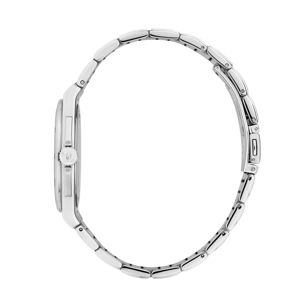 maserati velocit� slim 40mm 3h black+sky blue dial stainless steel bracelet