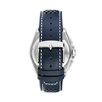 maserati velocita 43mm chrono blue dial blue st