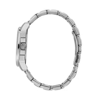 maserati successo 42mm chrono white silver dial stainless steel bracelet