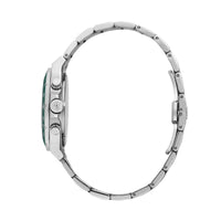 maserati sfida 41mm chronograph emerald dial stainless steel bracelet
