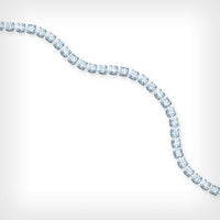 silver stone set bracelet (7.5 inches)