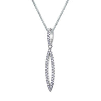 real effect stone set flower effect pendant