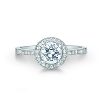 cluster ring; diamond-like centre, size 56