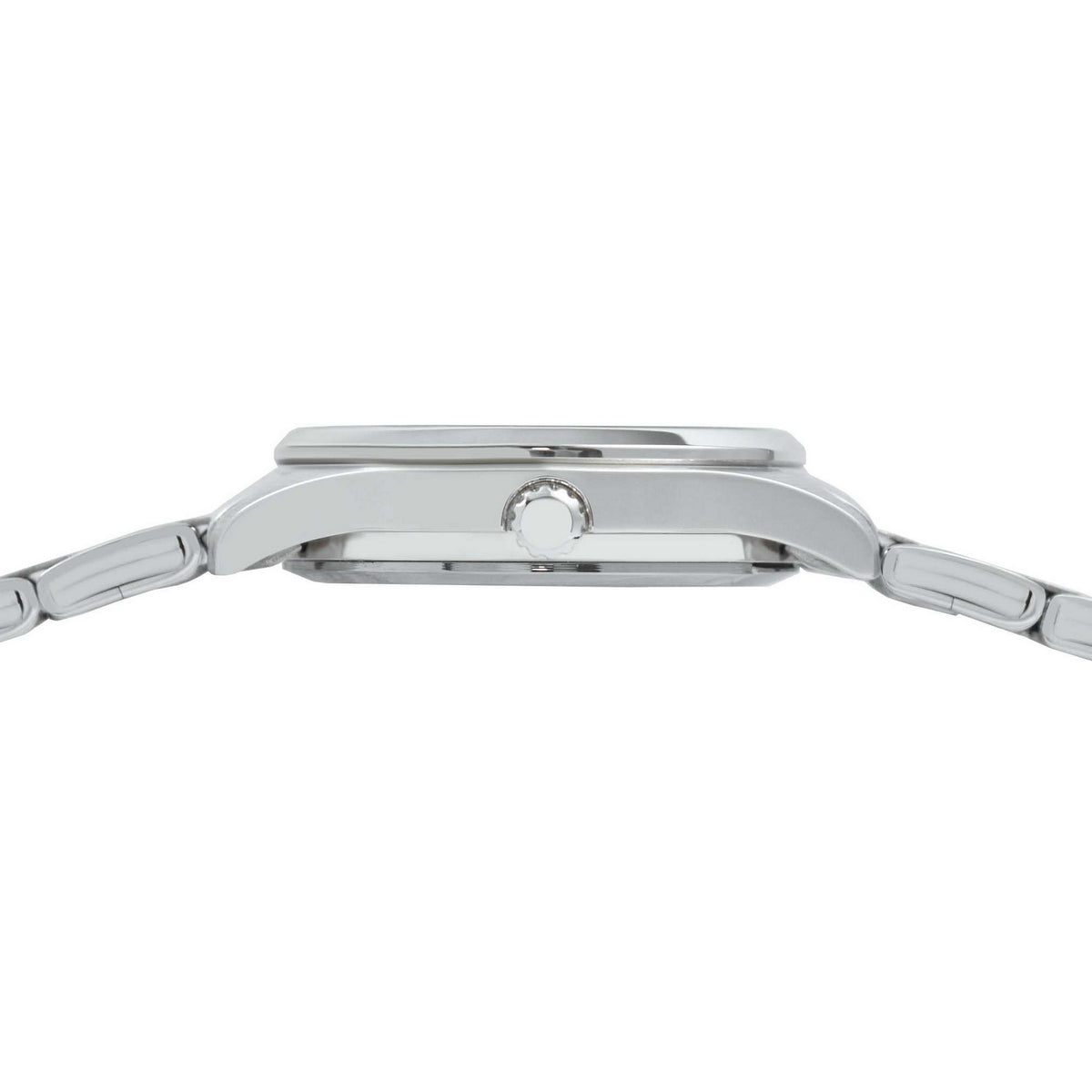 lorus quartz ladies stainless steel white dial bracelet watch