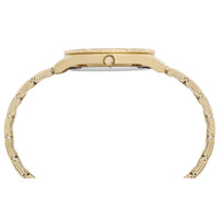 lorus quartz ladies gold plated champagne dial bracelet watch