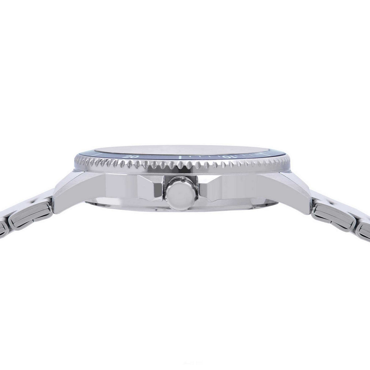 lorus quartz gents stainless steel blue dial bracelet watch