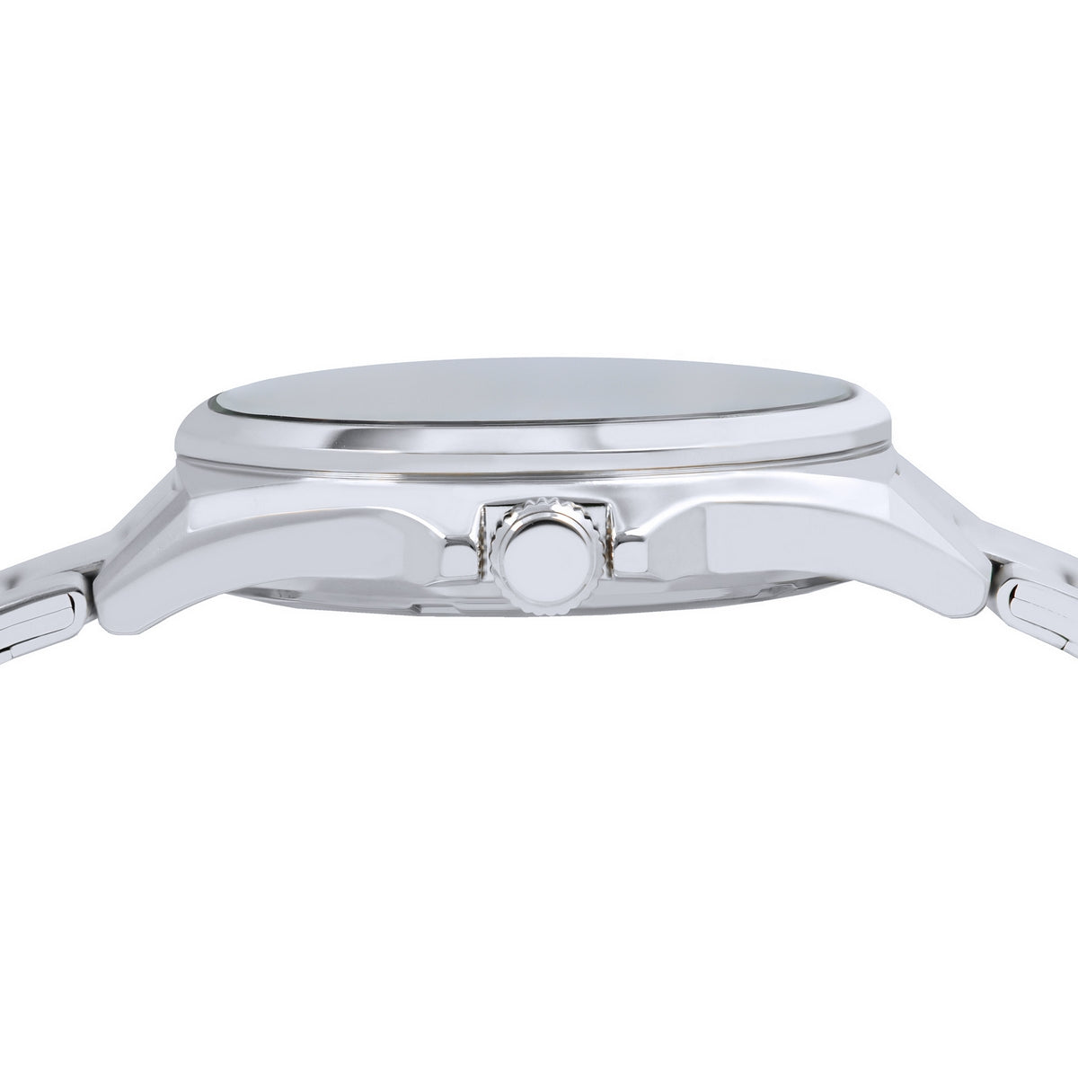 lorus quartz gents stainless steel grey dial bracelet watch
