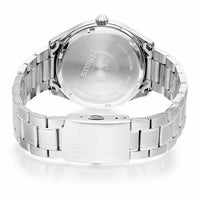 lorus quartz gents stainless steel green dial bracelet watch