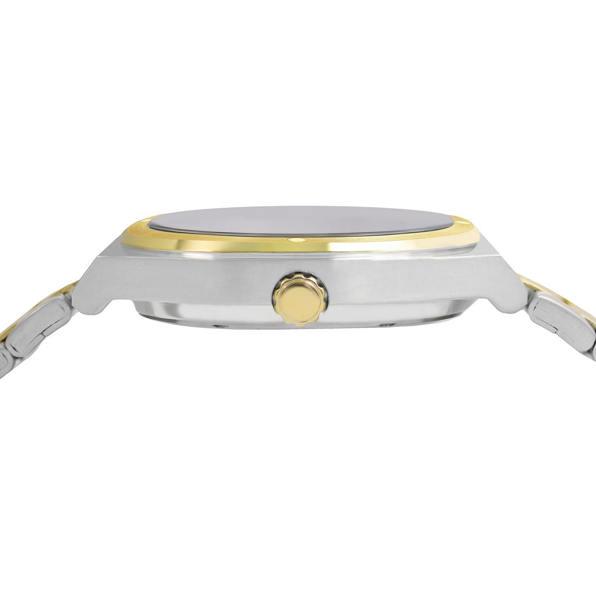lorus quartz gents two tone blue dial bracelet watch
