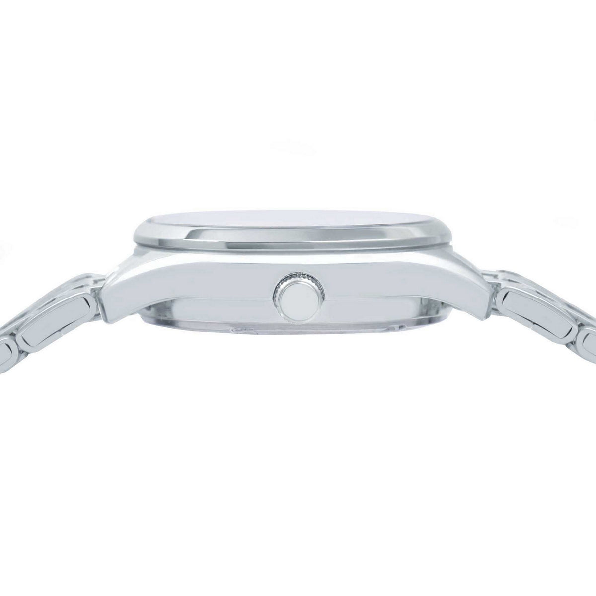 lorus quartz ladies stainless steel white dial bracelet watch