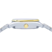 lorus quartz ladies two tone white dial bracelet watch