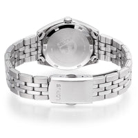 lorus quartz ladies stainless steel white dial bracelet watch