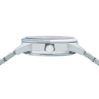 lorus automatic gents stainless steel black dial bracelet watch