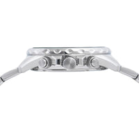 lorus quartz chronograph gents stainless steel green dial bracelet watch