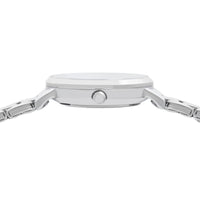 lorus solar ladies stainless steel silver dial bracelet watch