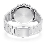 lorus solar chronograph gents stainless steel green dial bracelet watch