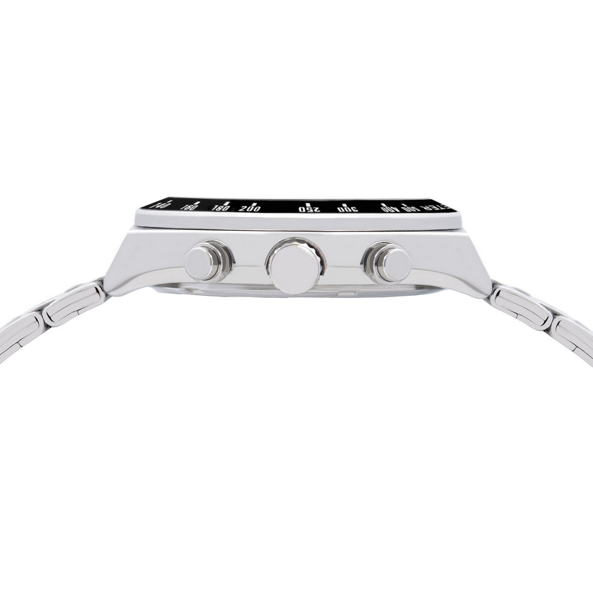 lorus solar chronograph gents stainless steel light blue dial bracelet watch