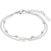 jette bracelet silver 925 rhodium plated pea 17+3cm