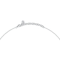 morellato silver riflessi necklace s925 rhodium cz white 40+5cm