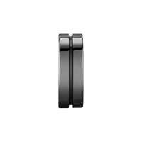 sector row ceramic black ring size 23