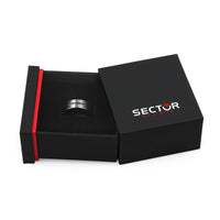 sector row ceramic black ring size 23