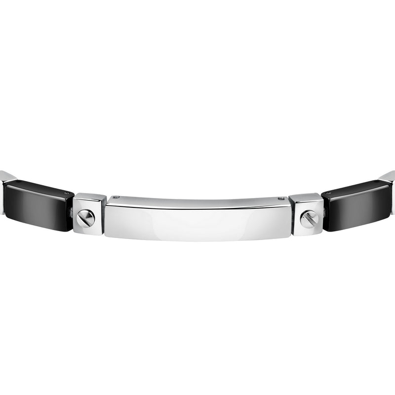 sector ceramic bracelet black ceramic & screw 22cm