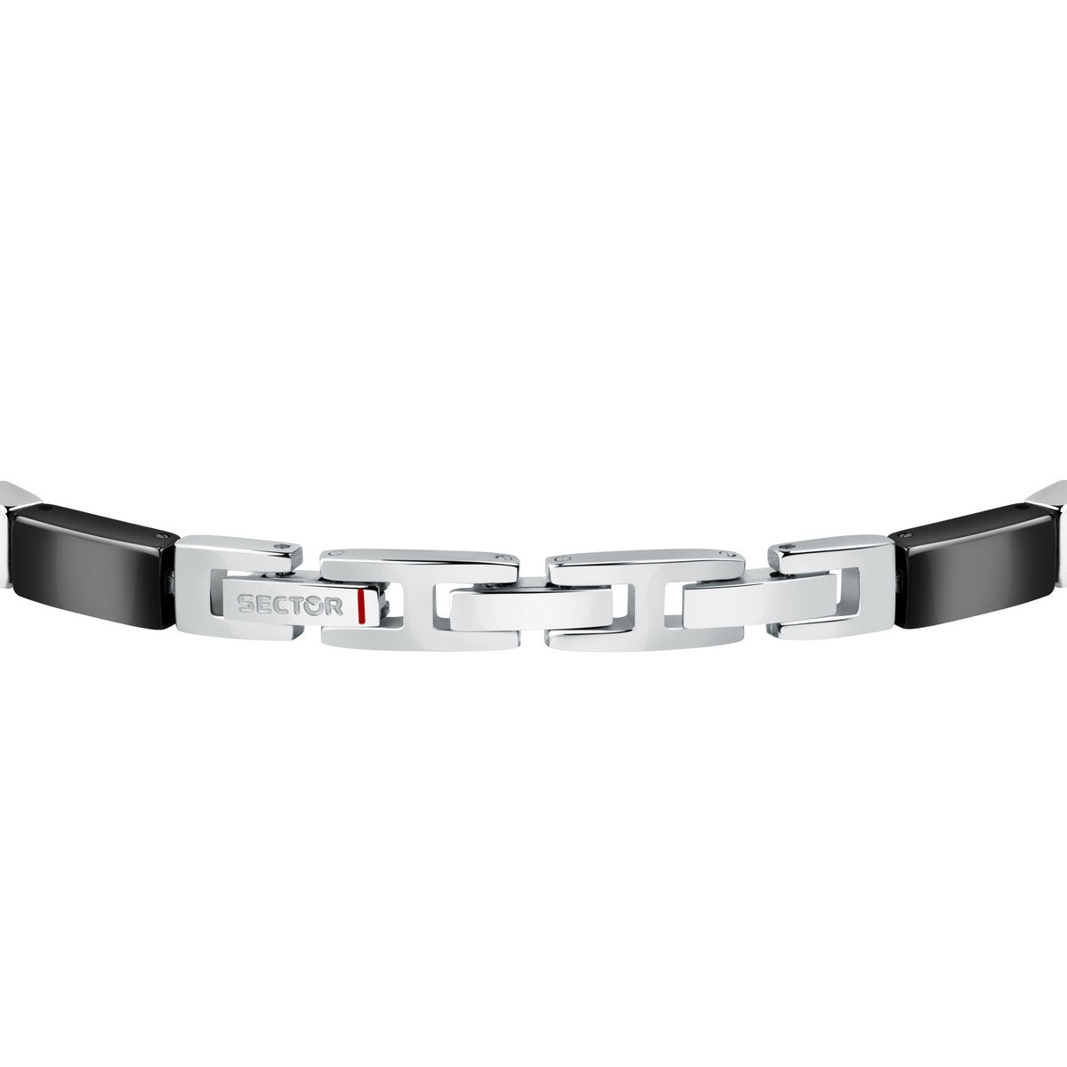 sector ceramic bracelet black ceramic & screw 22cm