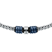 sector ceramic bracelet stainless steel & blue 22.5cm