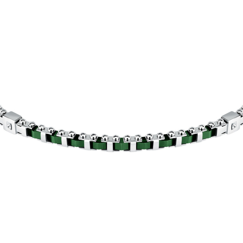 sector jewels ceramic bracelet with green ceramic 19.5+2.5cm