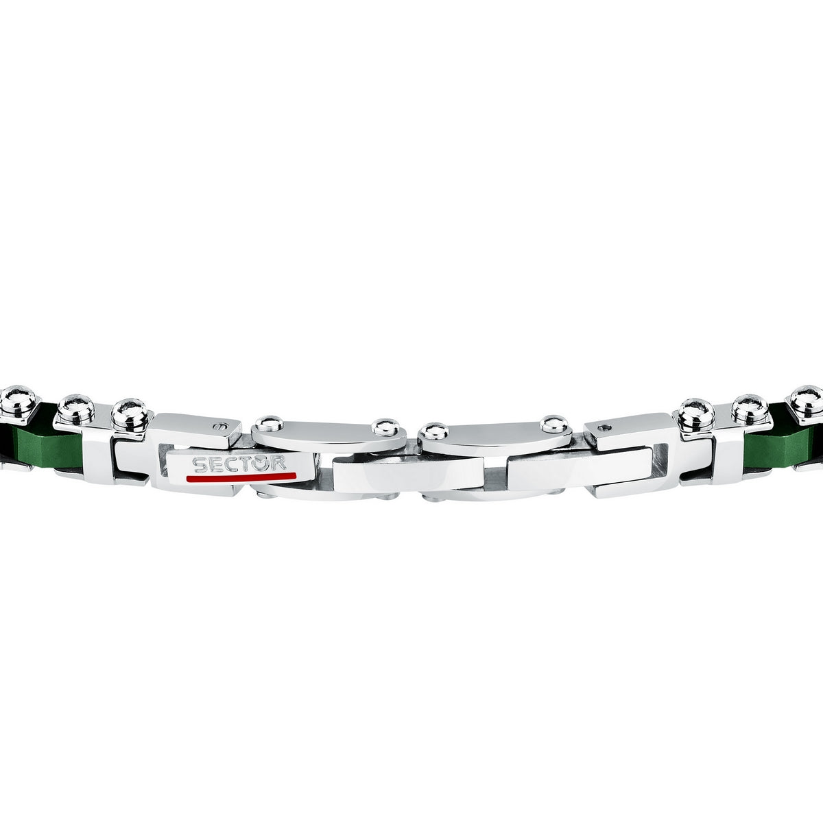 sector jewels ceramic bracelet with green ceramic 19.5+2.5cm