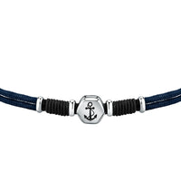 sector jewels marine bracelet blue string & anchor sy. 19+3cm