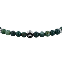 sector jewels marine bracelet stainless steel agate green 20+3cm