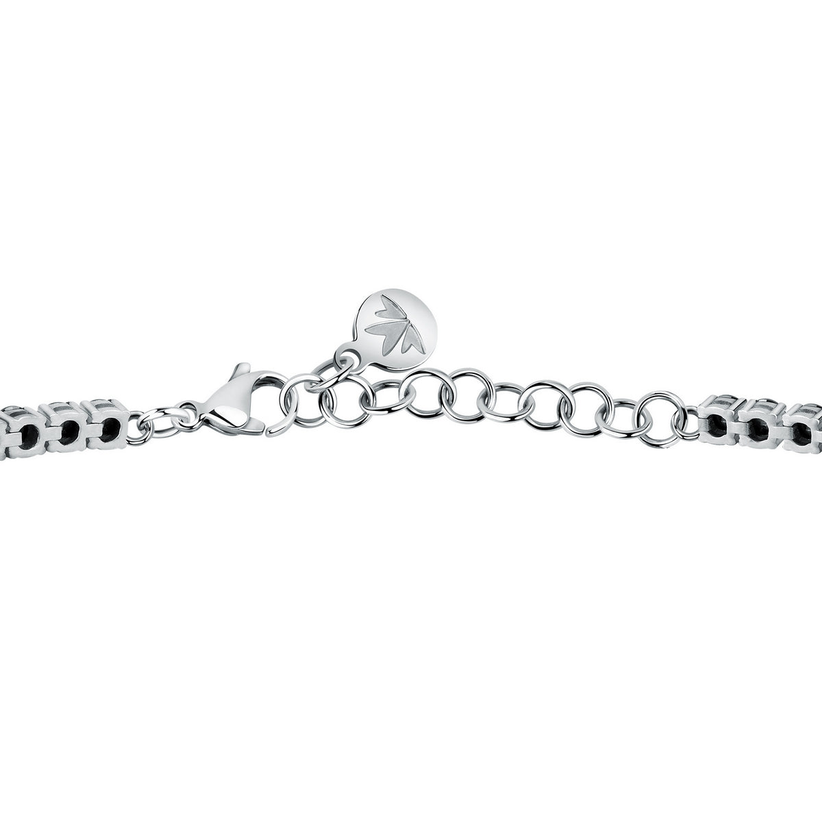 tesori bracelet.white cz silver 925 16+3cm