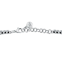 tesori bracelet.white cz silver 925 16+3cm