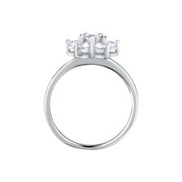 tesori ring 925 silver flower cz  size12