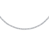 tesori anklet.925 silver  cz tennis 21+3.5cm