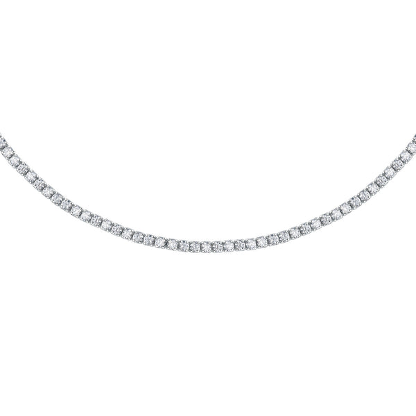 tesori anklet.925 silver  cz tennis 21+3.5cm